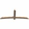 Ekena Millwork Bellingham Smooth Timber Gable Bracket, Douglas Fir, 84"W x 35"H x 3 1/2"D x 5 1/2"F, 10/12 Pitch GBW084X35X0406BEL00SDF - alternate 4